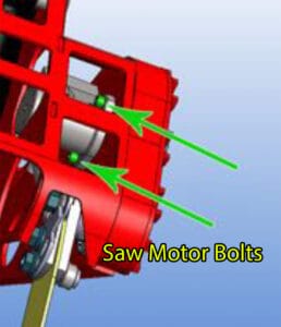 sg220 saw motor bolts 1