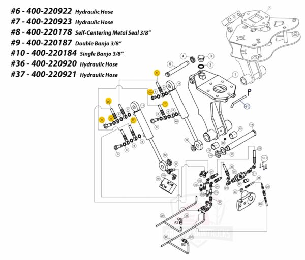 SG220/SG280 Tilt Hose Kit